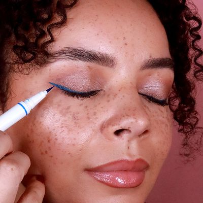 Glitter Flicker Metallic Eyeliner Blue